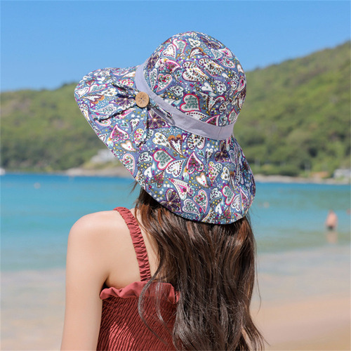 Sombrero De Playa De Ala Ancha Para Mujer, Sombrero De Sol P