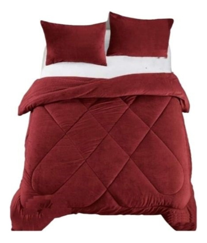 Cobertor Polar Con Chiporro Sherpa Invierno Dos 2 Plazas Miu