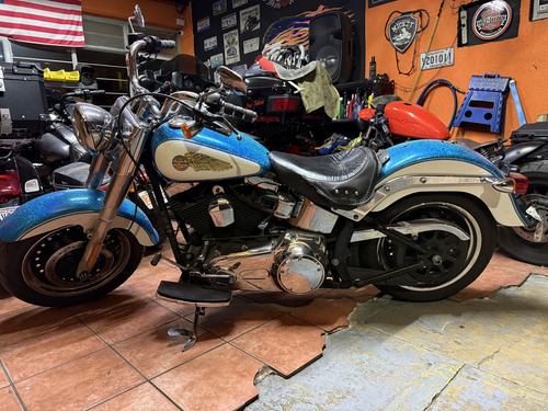 Softail Fatboy Modelo 2011 Americana Pintura De Colección
