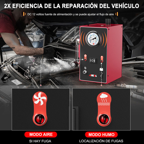 Detector De Fugas De Humo Automotriz Ancel S300 Prueba Evap