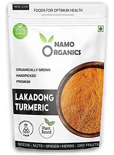 Pexal Namo Organics - Polvo De Cúrcuma Lakadong De Granjas O