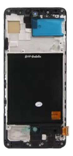 Tela Frontal Touch Display Lcd Compatível Galaxy A51 Com Aro Cor Preto