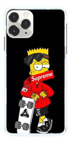 Imagem 1 de 1 de Capinha Compativel iPhone Xiaomi Samsung Moto Bart Simpson B