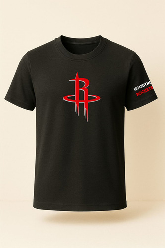 Kit De Sudadera + Playera Modelo Houston Rockets Estampado