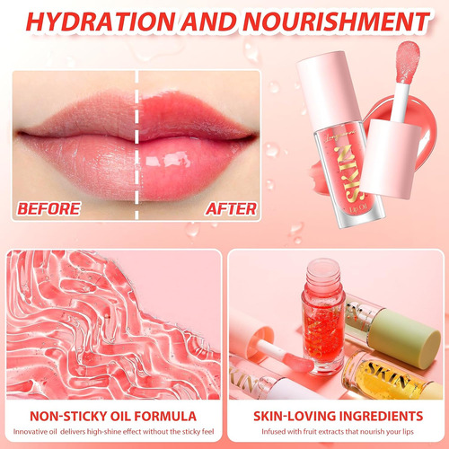 Aceite Labial Hidratante Big Brush Head - Plumping Tint Stra