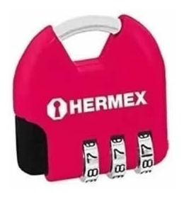 Candado De Combinacion Hermex Cma-4c Ideal Valija Locker Mf