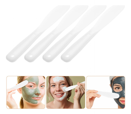 Espátula Facial, Minicucharas, Palitos, 10 Unidades