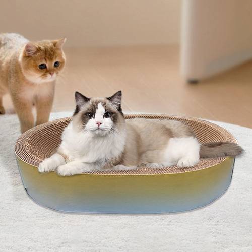 Rascador Para Gatos, Tapete Para L Degradado De Color