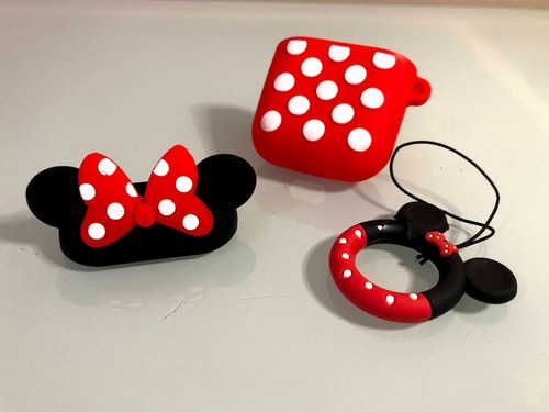 Funda Auriculares AirPods Bluetooth Protector Minnie Mickey