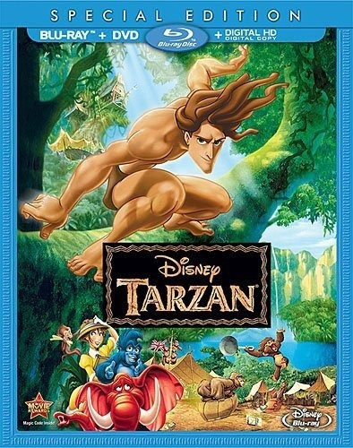 Tarzan 1999 Disney Pelicula Blu-ray + Dvd