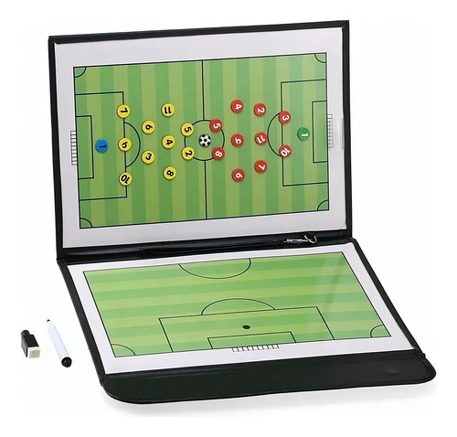 Tablero Táctico Plegable De Futbol Magnético Entrenadores