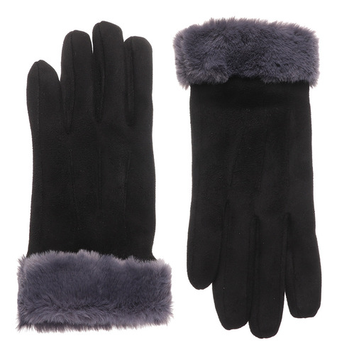 Guantes Furry Warm Mitts Para Mujer, Con Dedos Completos, Pa