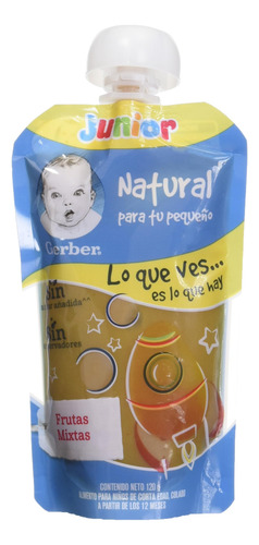 Gerber Junior Frutas Mixtas - 1 X 120 G