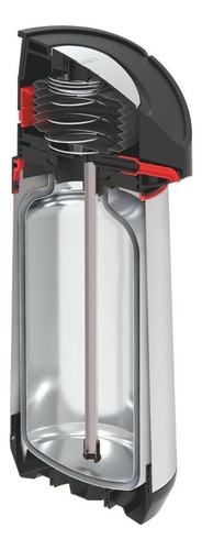 Garrafa Térmica Exata 1,2 Litros Aço Inox Preto Tramontina