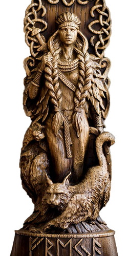 Escultura De Dios Griego De Resina, Estatua De Thor Loki Odi