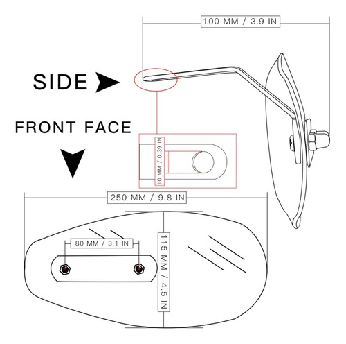 Guardamanos Motocicleta Protectores Viento Frío Transparente