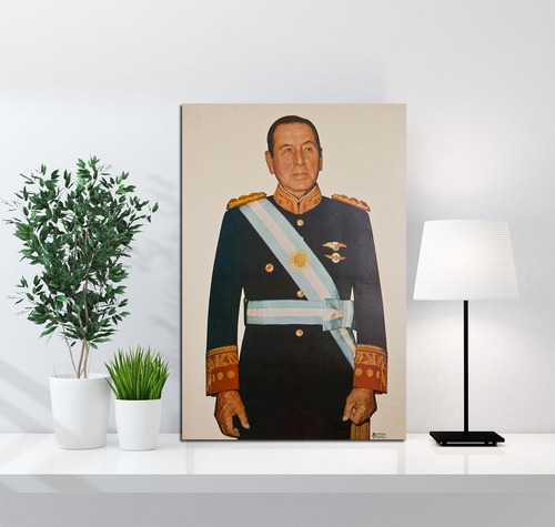 Vinilo Decorativo 50x75cm General Juan Domingo Peron M1