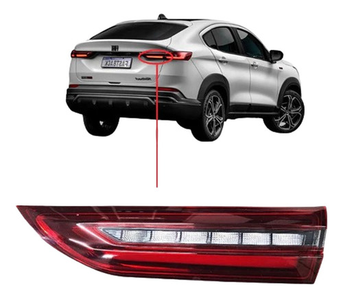 Lanterna Tampa Traseira Com Led Fastback 2022 2023 2024