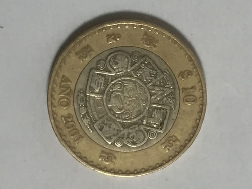 Monedas 10 Pesos Año 2000 Y 2001 Escasas Precio Por Pieza