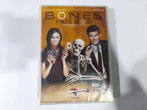 Dvd Bones Temporada Tres En Formato Dvd