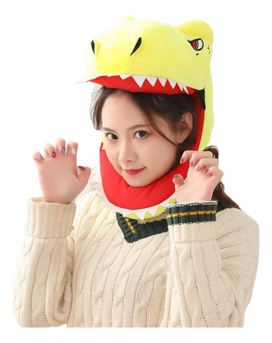 . 2 X Lindo Sombrero De Cabeza De Dinosaurio Cosplay