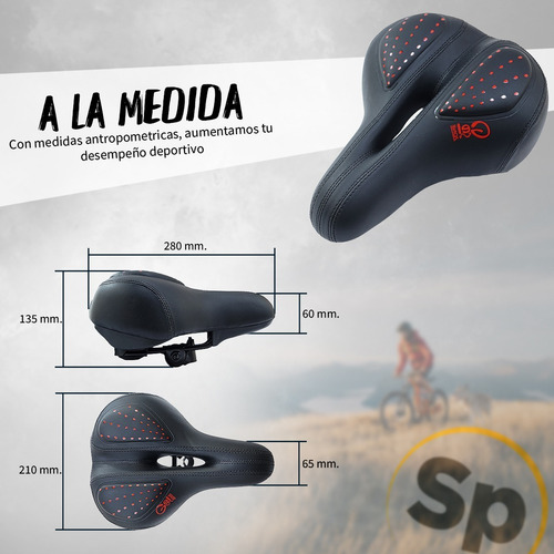 Asiento Para Bicicleta De Paseo De Dama Diseño Amplio
