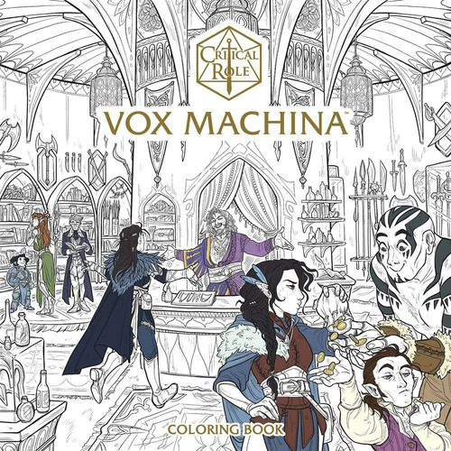 Libro: Critical Role: Vox Machina Coloring Book