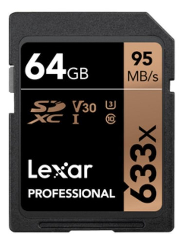 Tarjeta de memoria Lexar LSD64GCB1-633  Professional 633x 64GB
