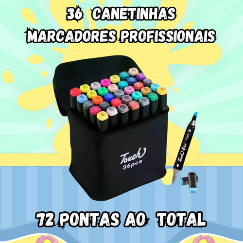 Kit Livro De Colorir Simpsons Estilo Bobbie Goods 50 Folhas 180g Com 36 Canetinhas Profissionais