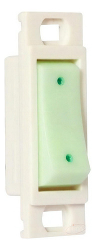 Interruptor Escalera Fluorescente Italiano Fulgore Fu0718 Color Blanco