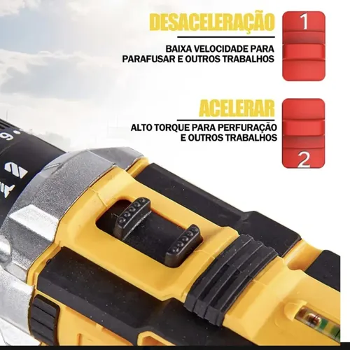 Parafusadeira Furadeira Bateria Huahuo 26v G1-yz-1 | Frete grátis