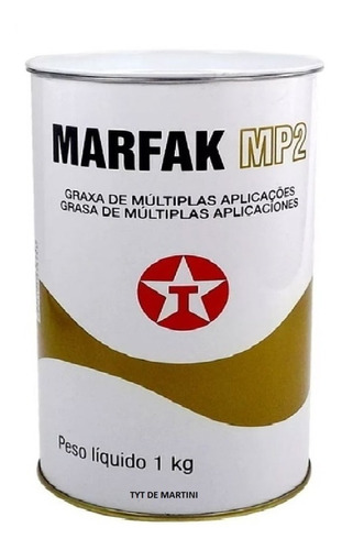 Grasa Lubricante Multi Usos De Litio Marfak 1 Kg Texaco- Tyt