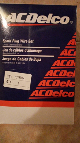 Cable De Bujias Para Silverado Acdelco 12192364