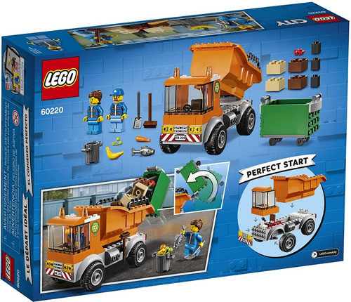 Lego City Camión De Basura 60220 Original