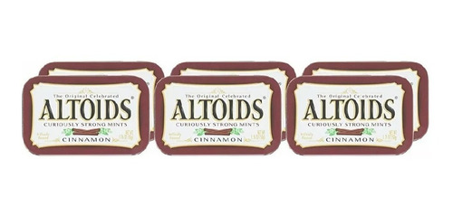 6 X Altoids Cinnamon Canela - Balas Importadas Eua 50g -