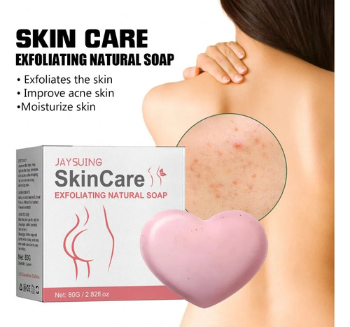Jabón De Baño Exfoliante Para Eliminar El Acné Las Manchas O