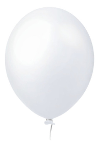 50 Unidades - Tamanho 5 - Balão Bexiga Transparente Cristal
