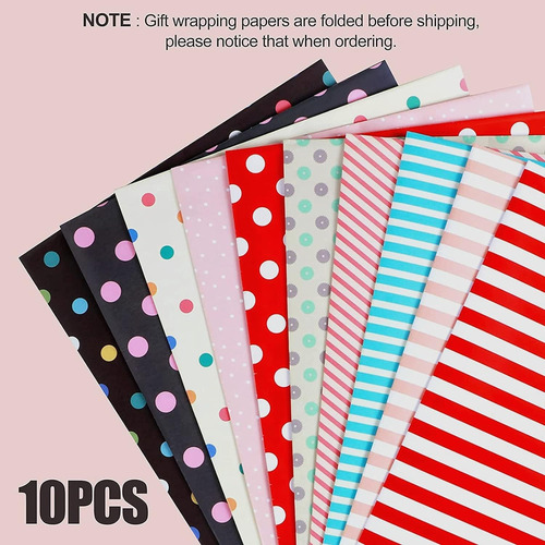 Las Hojas De Papel De Envoltura - Juego De Papel De Envoltur
