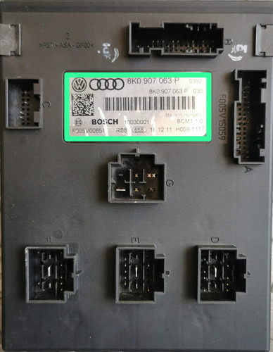 Modulo Carroceria Bcm Audi Q5 Fsi 2010-2011-2012 8k0907063p (Usado)