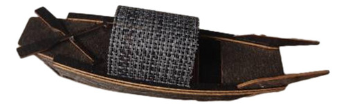 Wupeng Barco Artesanato Modelo Artesanato M 15,5x4,5x4,5cm