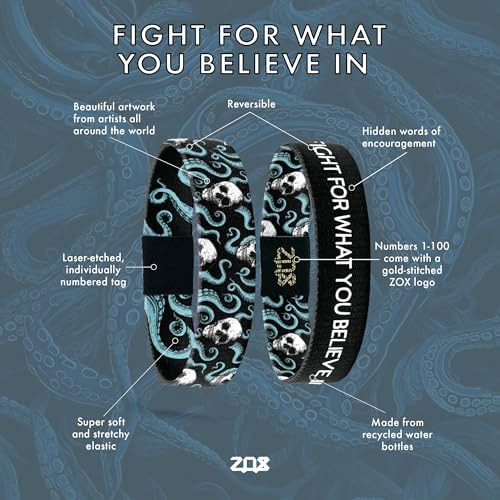 Bracelets Zox Lucha Por Lo Que Crees En | Banda Elástica Con