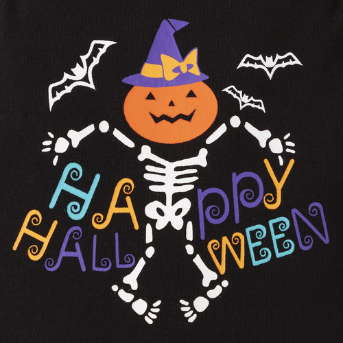 Conjunto De 3 Piezas Para Bebé Con Estampado De Halloween