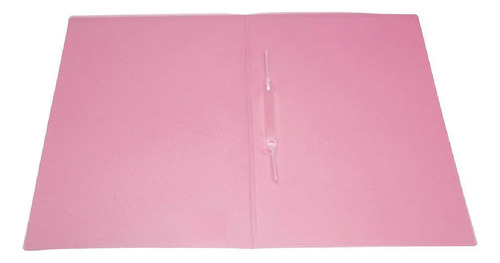 Pasta Plástica Com Grampo Trilho Romeu E Julieta Kit Com 3un Cor Rosa