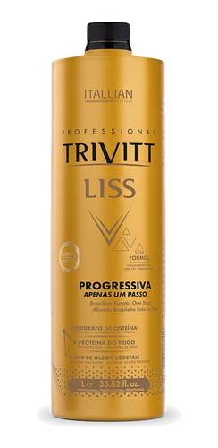 Imagem 2 de 7 de Escova Progressiva Trivitt Liss Passo Único 1l - Lançamento