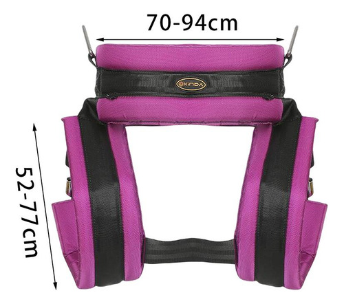 Arnés De Trampolín Ed Para Niños Y Adultos, Púrpura S