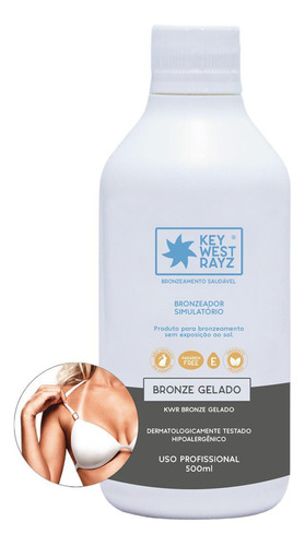 Solução Bronzeadora Por Vaporização Bronze Gelado Kwr 500ml