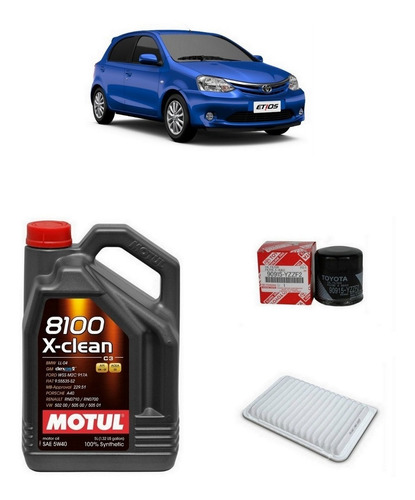 Service Toyota Etios - Aceite Filtros X 2 Escaneo Revision