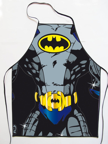 Delantal Cocina Infantil Batman Comic Personaje 33x45