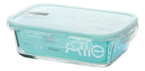 Contenedor Hermético Vidrio Rectangular 1.500 Ml