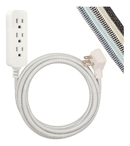 Cordinate 37914 3-outlet Extension Cord Gray